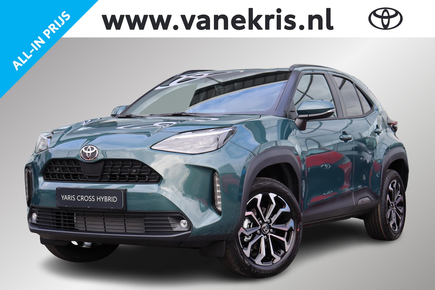Toyota Yaris Cross - 1.5 Hybrid 115 Dynamic 1.5 Hybrid 115 Dynamic, Comfort pack, €2.500 Inruil Voordeel! BSM, Parkeersensoren, Stoel - AutoWereld.nl