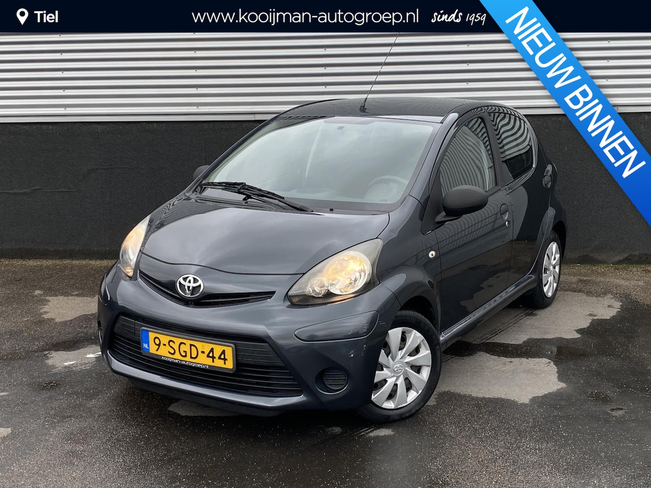 Toyota Aygo - 1.0 VVT-i Now Nieuw geleverd en dealeronderhouden, unieke km-stand! Airco, 5-deurs - AutoWereld.nl