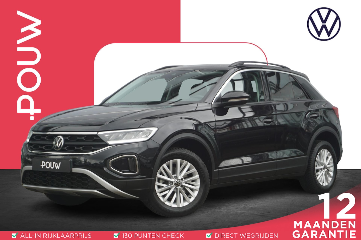 Volkswagen T-Roc - 1.0 TSI 110pk Life | Navigatie | Apple Carplay & Android Auto | Parkeersensoren - AutoWereld.nl