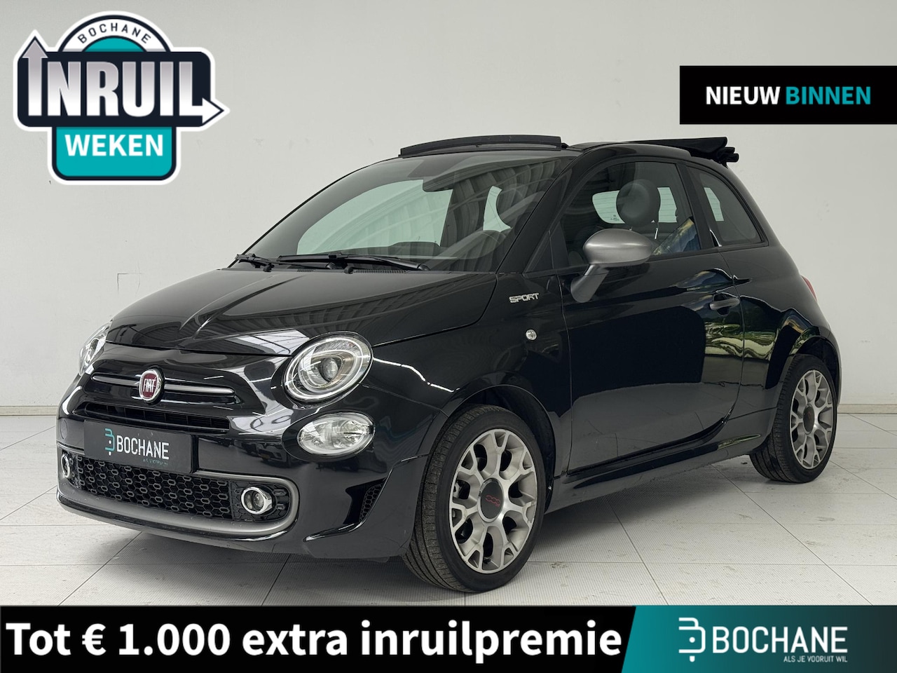 Fiat 500 - 1.0 Hybrid Sport Clima | PDC | Cruisecontrol | - AutoWereld.nl