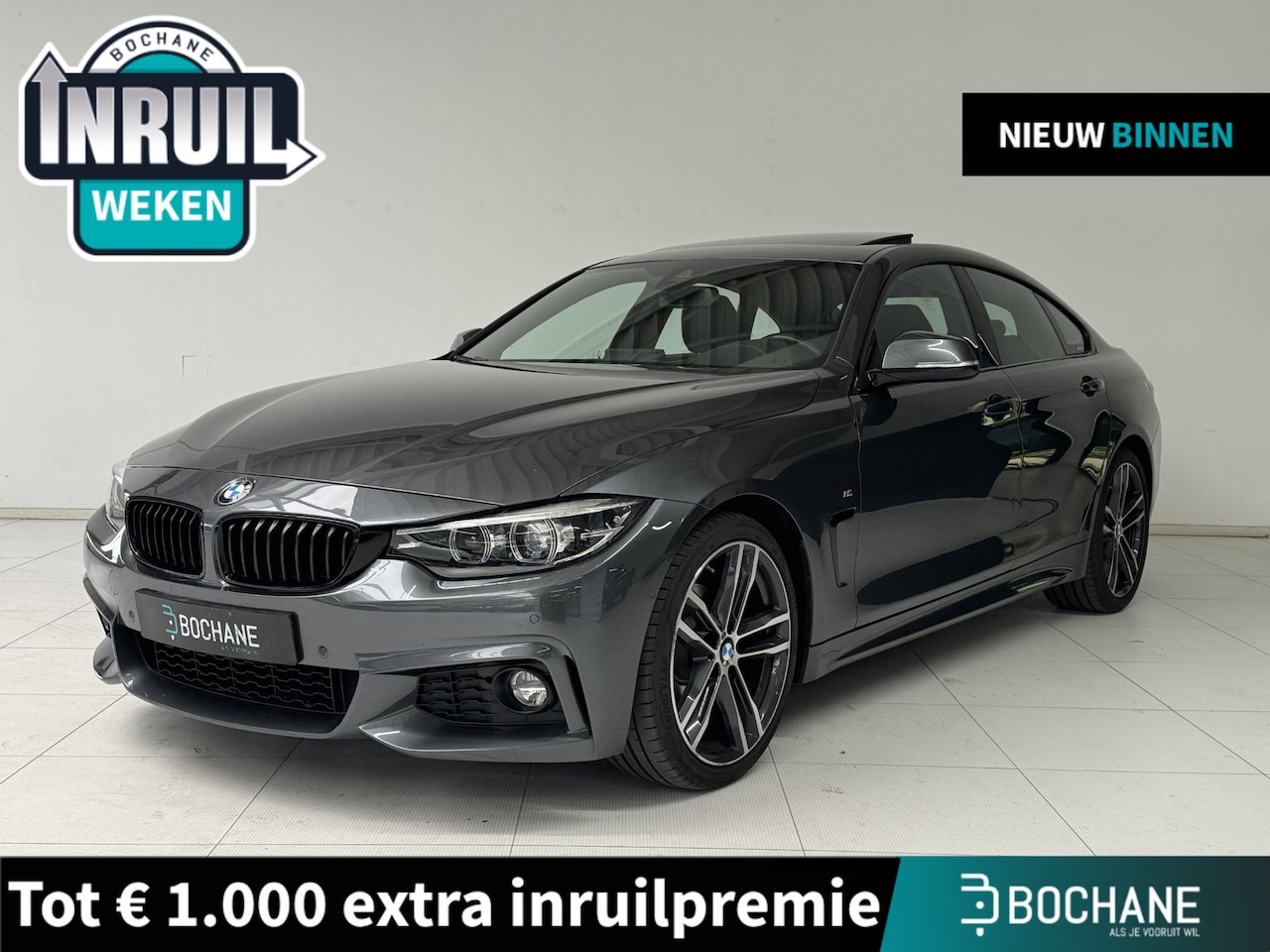 BMW 4-serie Gran Coupé - 420i High Executive Edition Schuif/kanteldak | Navi | Camera | Trekhaak | Elektrisch bedie - AutoWereld.nl