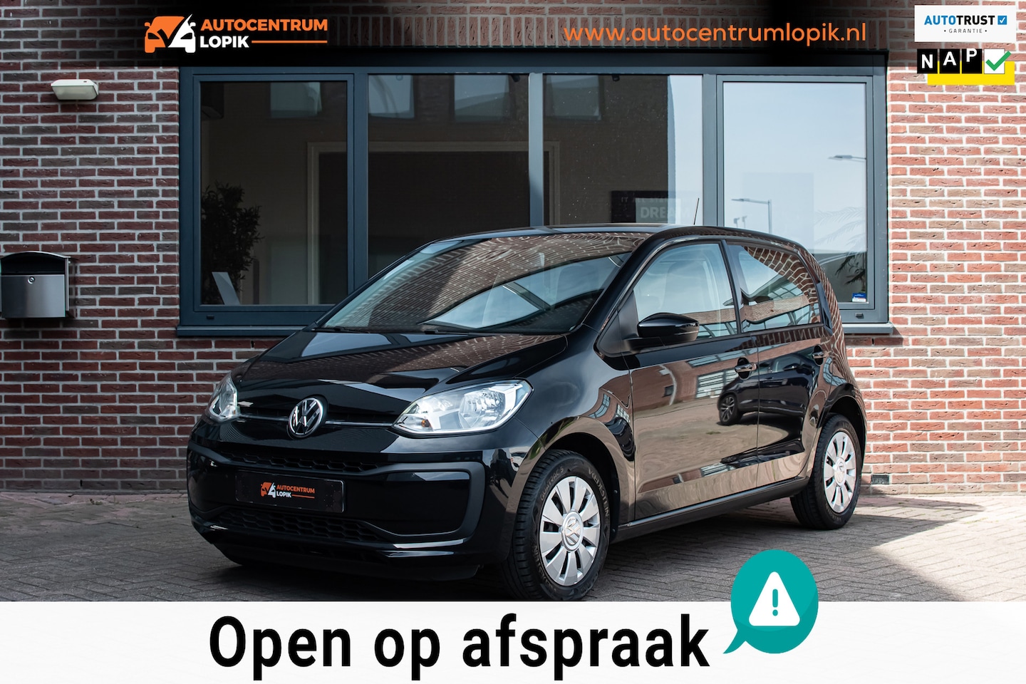 Volkswagen Up! - 1.0 BMT move up! NAP/DAB/Airco/Elektrische ramen - AutoWereld.nl