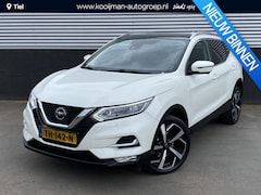 Nissan Qashqai - 1.2 Tekna Automaat, Trekhaak, Panoramadak, 360" Camera, Stoelverwarming, Navigatie, PDC