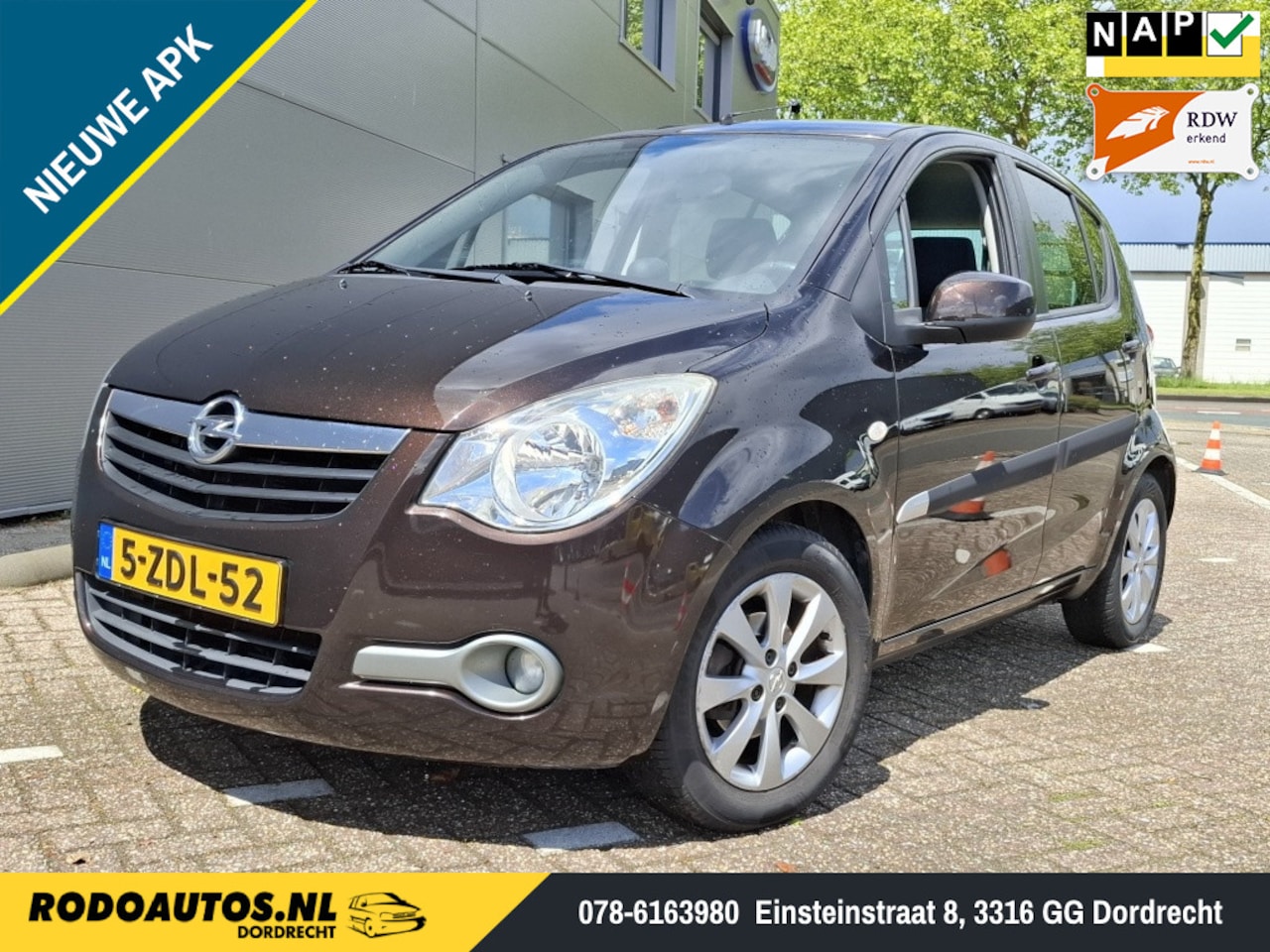 Opel Agila - 1.0 Berlin 5Drs Airco Bruin Nw APK ✅ - AutoWereld.nl