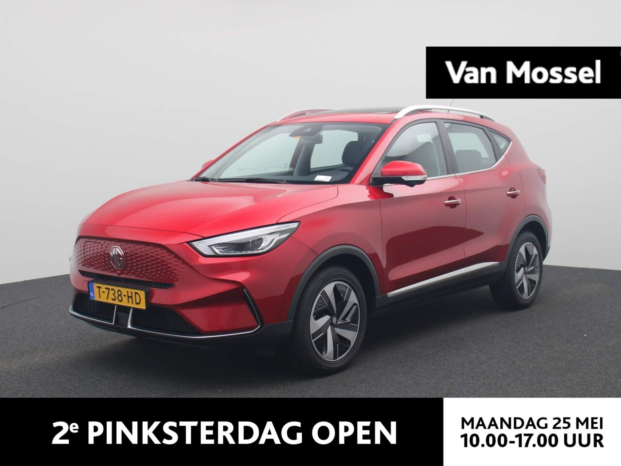MG ZS - Standard Range Luxury 50kWh | Panoramadak | Leder | 360 Camera | Navi | Stoelverwarming | - AutoWereld.nl