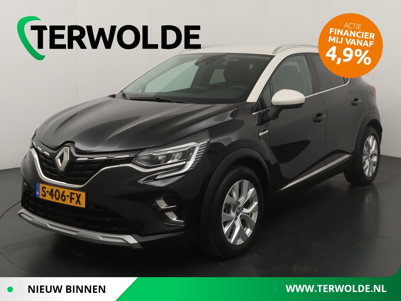 Renault Captur - E-Tech Plug-in Hybrid 160 Intens | Lederen Bekl. | Stoelverw. | Groot Navi | Trekhaak | - AutoWereld.nl