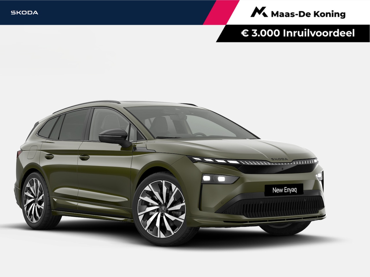 Skoda Enyaq iV - Business Edition Elektromotor 210 kW / 286 PK SUV 21'' velgen | Panoramisch schuif/kanteld - AutoWereld.nl