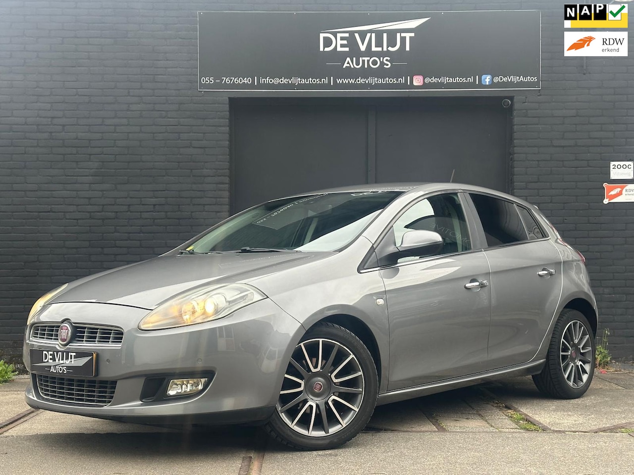 Fiat Bravo - 1.4 T-Jet 150PK! |Navi|Cruise Control| Climate Control|17 LM|Nap|Goed Onderhouden| - AutoWereld.nl