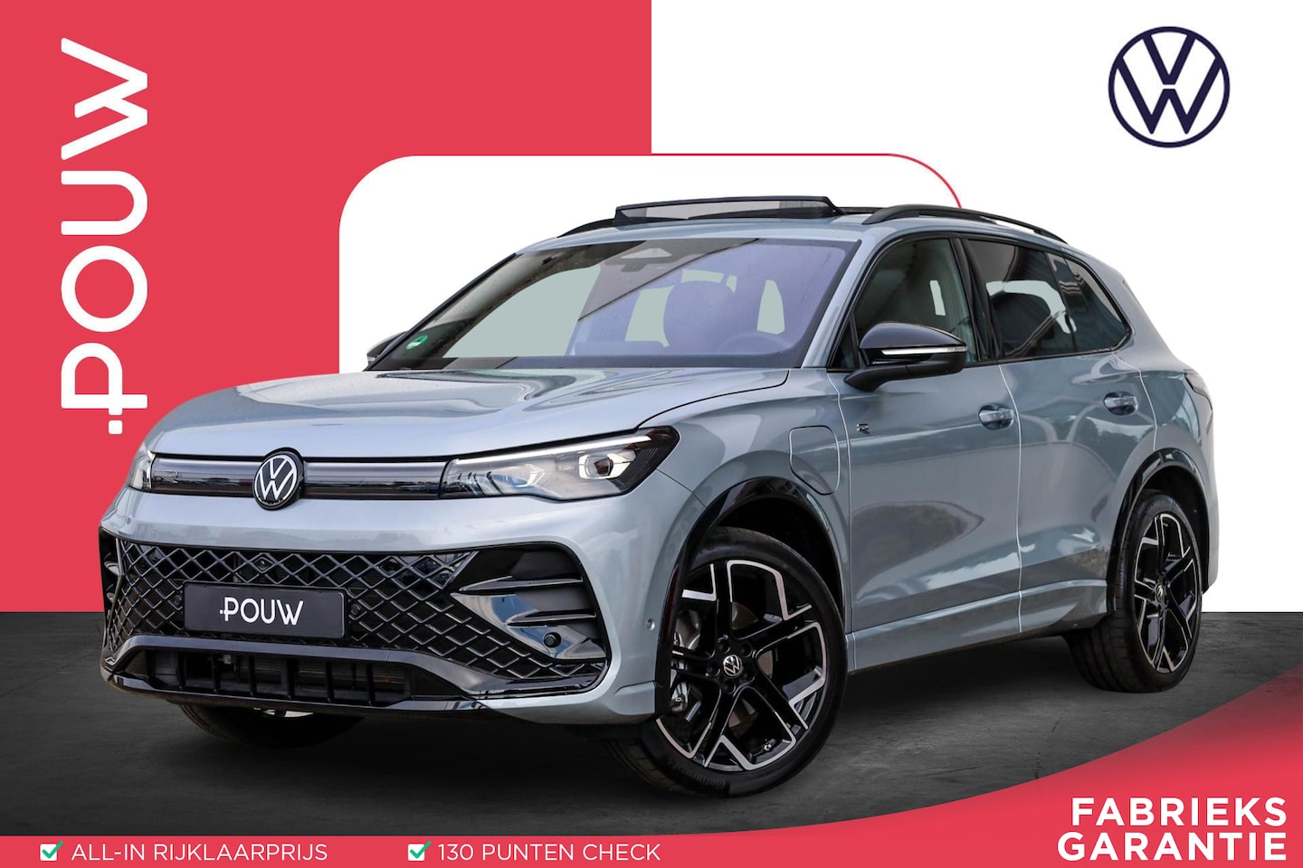 Volkswagen Tiguan - 1.5 eHybrid 272pk R-Line Edition | Panoramadak | Leder | Trekhaak Wegklapbaar | H&K Audio - AutoWereld.nl