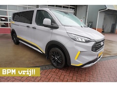 Ford Transit Custom - 320L 2.0 TDCI 136PK L2H1 Trail DubbelCabine Schuifdeur L/R Nr. V090 | Airco | Adap | Navi|