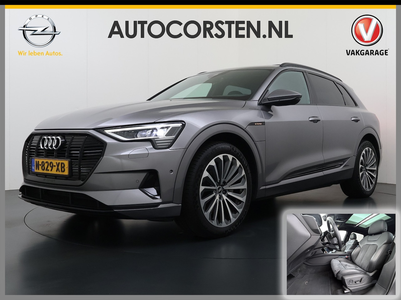 Audi e-tron - 55 Quattro Advanced Edition Plus 95kWh Panoramadak Leder/Alcantara Adap.Cruise Camera Appl - AutoWereld.nl