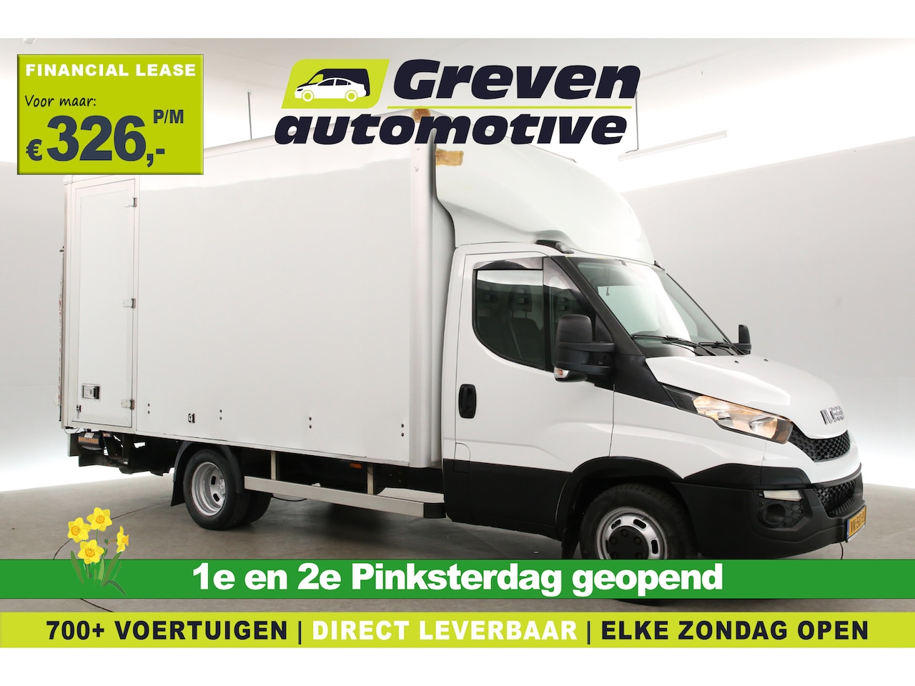 Iveco Daily - 35C13D 2.3 375 | Dubbellucht | Laadklep | Zijdeur | Laadbak | 3500KG Trekgew. | Airco | 3 - AutoWereld.nl