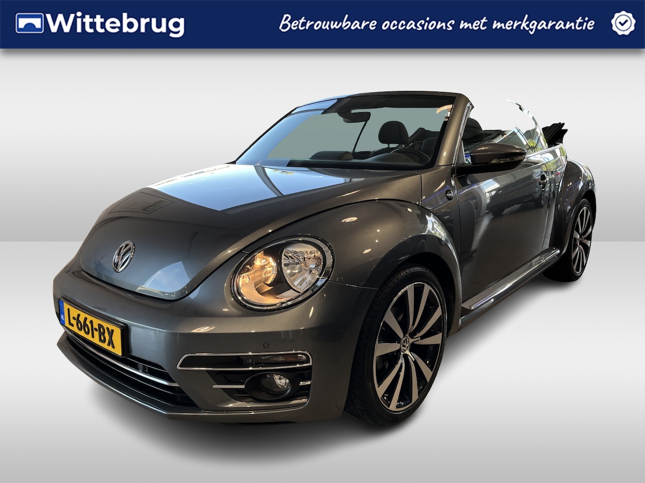 Volkswagen Beetle Cabriolet - 1.2 TSI Exclusive Series Navigatie / Cruise control / Bluetooth / Airco / App-connect / 19 - AutoWereld.nl