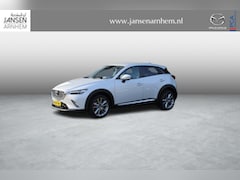 Mazda CX-3 - 2.0 SkyActiv-G 120 GT-Luxury , Automaat, Trekhaak, Bruin Leder, Cruise, PDC, Camera, LKA,