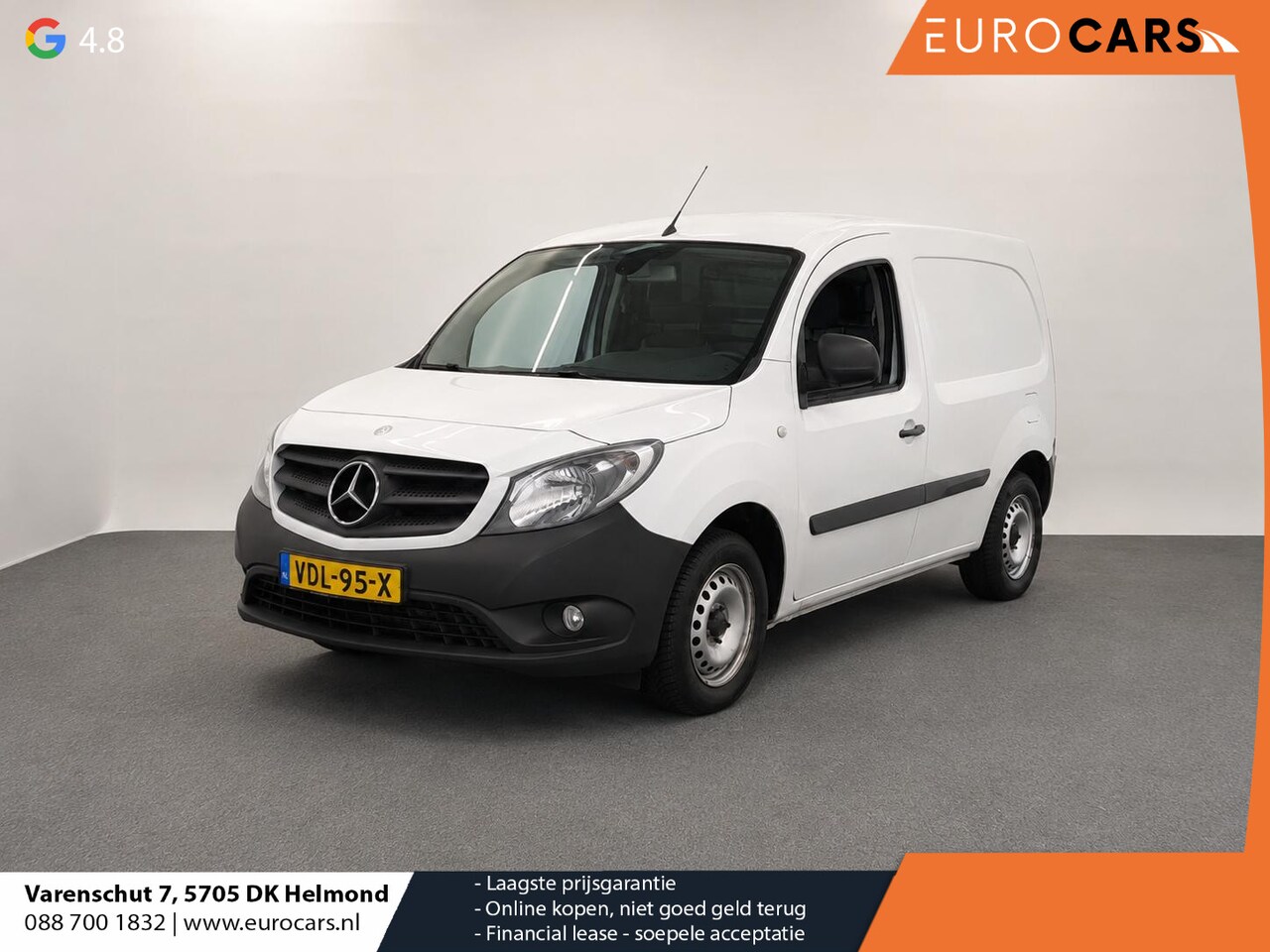 Mercedes-Benz Citan - 108 CDI Lang Airco Navi Cruise Camera Schuifdeur Houten Laadvloer - AutoWereld.nl