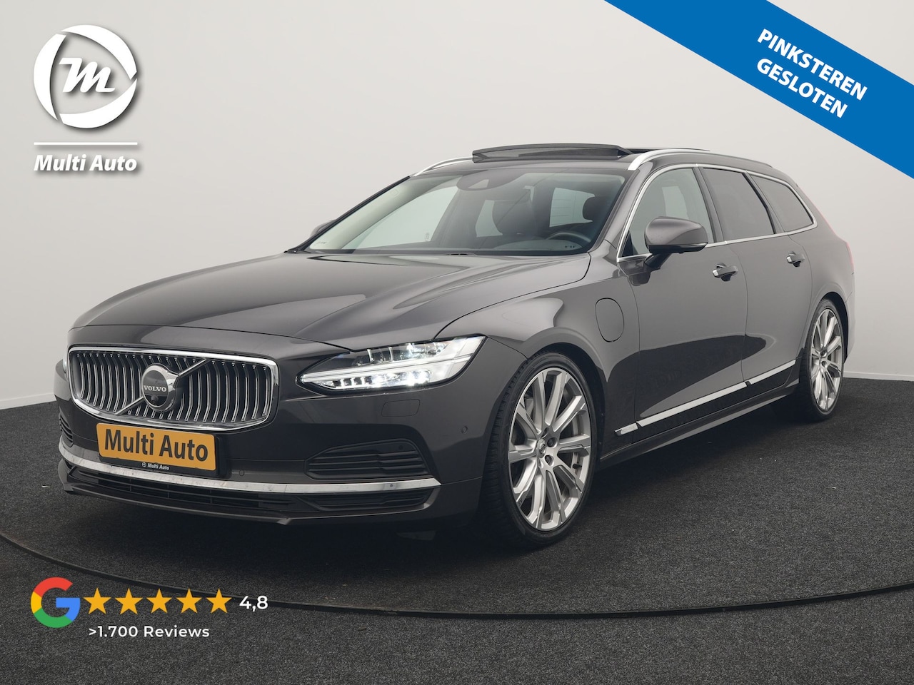 Volvo V90 - T6 AWD Inscription PHEV 340pk Dealer O.H. | Trekhaak Af Fabriek | Panodak | Head Up | Adap - AutoWereld.nl