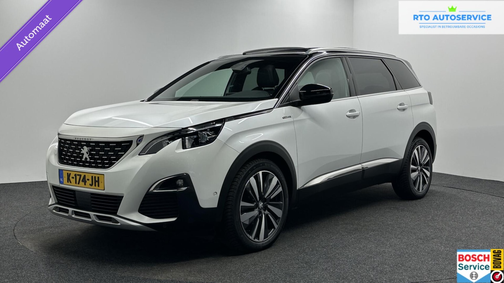 Peugeot 5008 - 1.2 PureTech GT-Line Avantage PANO LEER CAMERA CRUISE ECC CARPLAY NAVI. - AutoWereld.nl