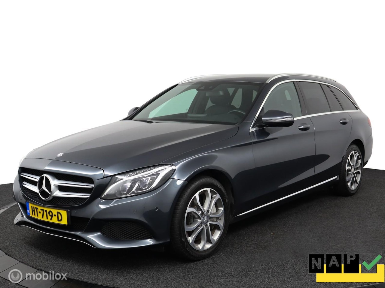 Mercedes-Benz C-klasse Estate - 286Pk Plug-in hydride | 73,7% SOH | Burmester audio | elec.Kofferklep | PDC V&A | Camera | - AutoWereld.nl