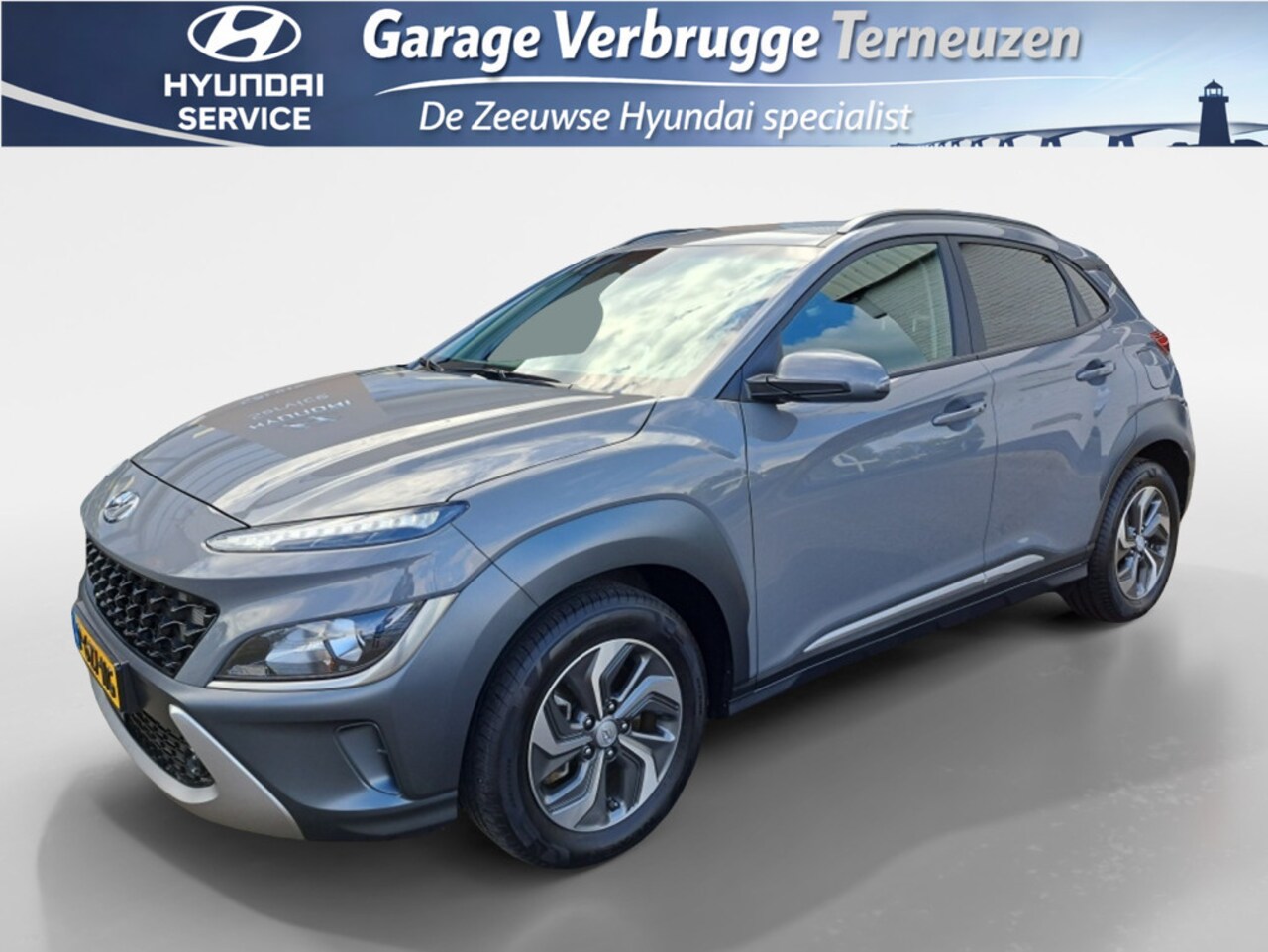 Hyundai Kona - 1.6 GDI HEV Fashion | 21.259 km ! | Trekhaak | Navigatie | - AutoWereld.nl
