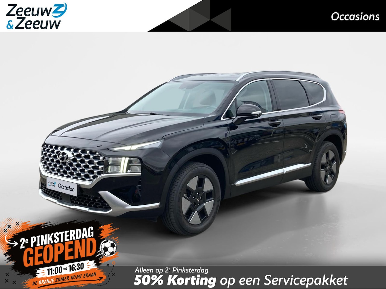 Hyundai Santa Fe - 1.6 T-GDI HEV Comfort Smart | Stoelverwarming | Leder | Navi - AutoWereld.nl