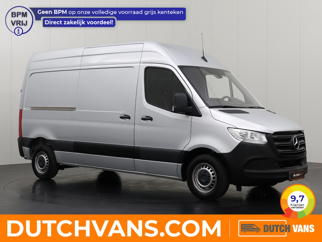 Mercedes-Benz Sprinter - 9G-Tronic Automaat L2H2 | Multimedia | Camera | Airco | 3-Zits | Betimmering - AutoWereld.nl