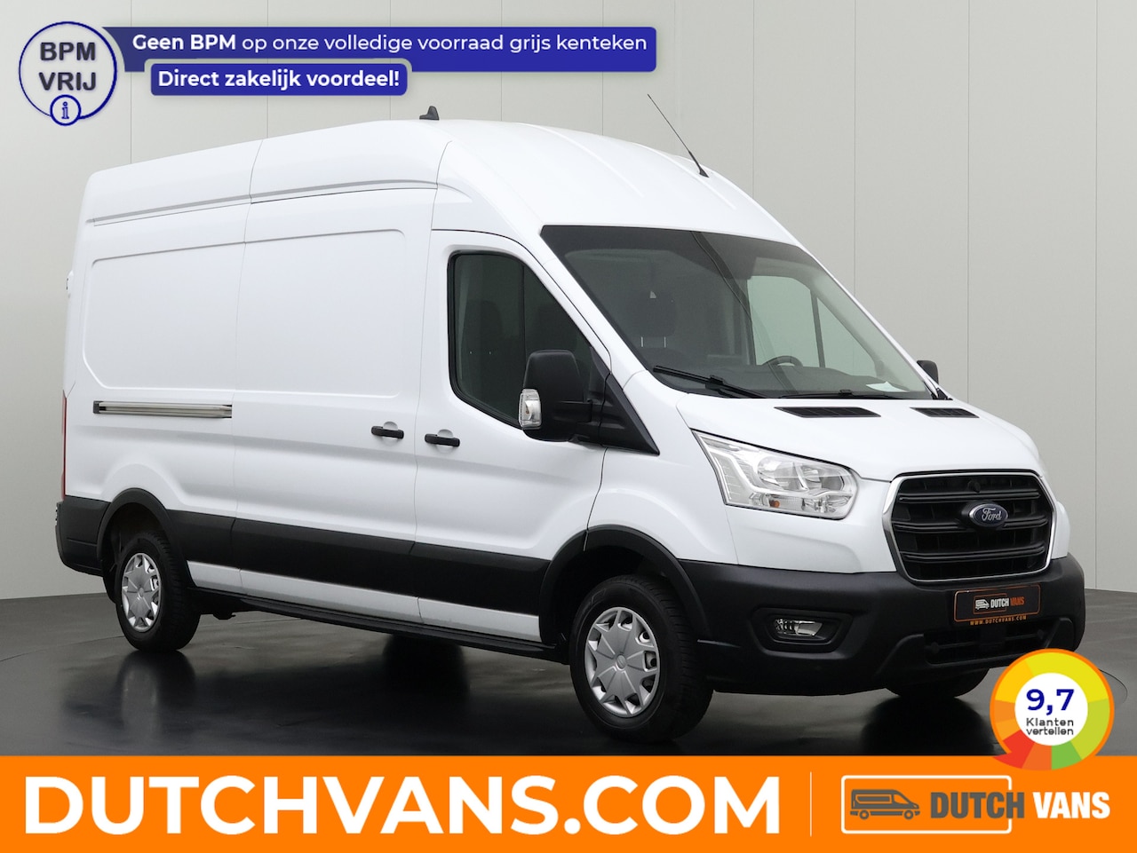 Ford Transit - 2.0TDCi 130PK L3H3 | Multimedia | Airco | Cruise | 3-Zits - AutoWereld.nl