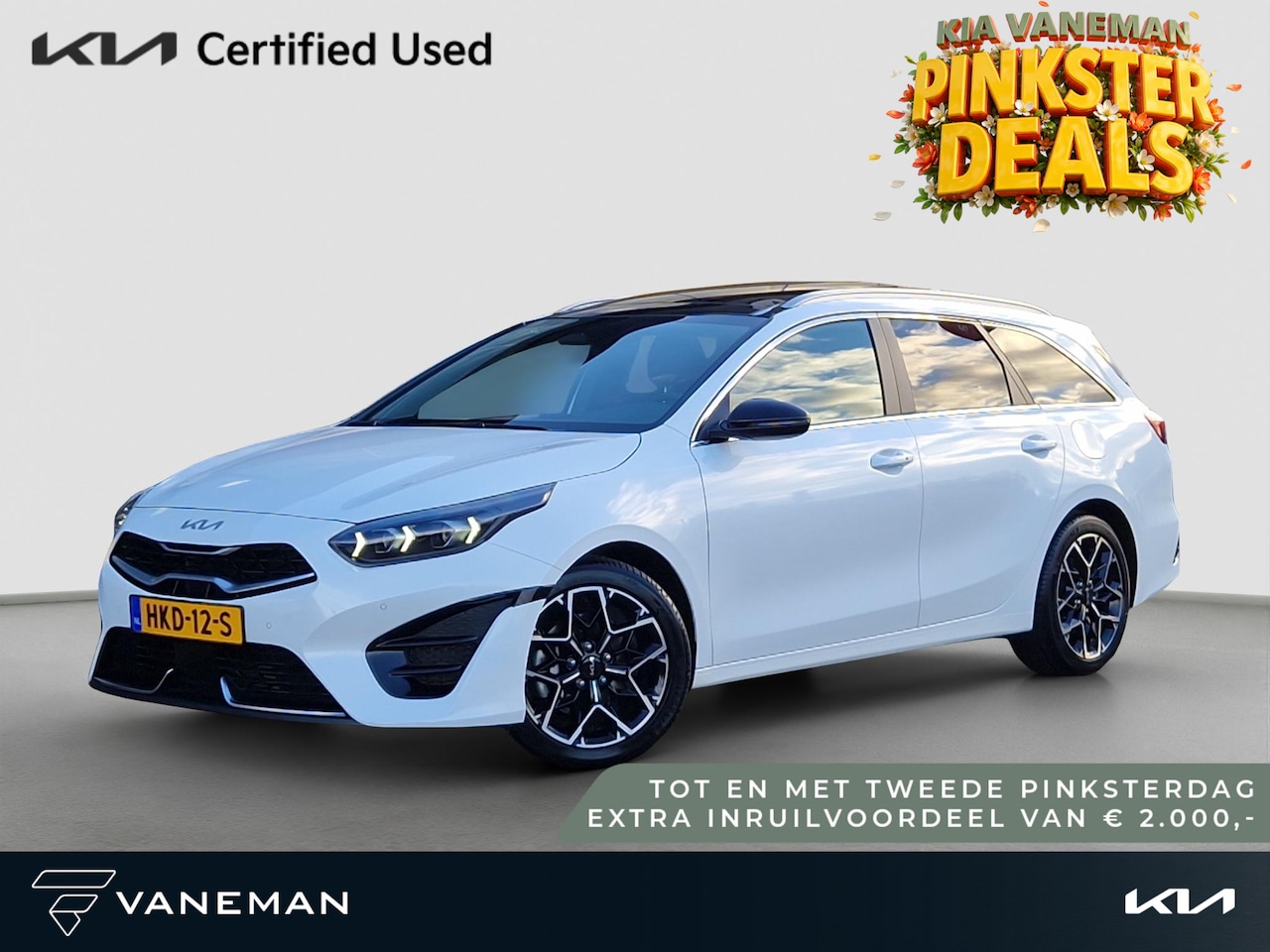 Kia Cee'd Sportswagon - Ceed 1.5 T-GDi GT-Line | Pano | Stoelverwarming | LED | Climate | Elek. Achterklep | - AutoWereld.nl