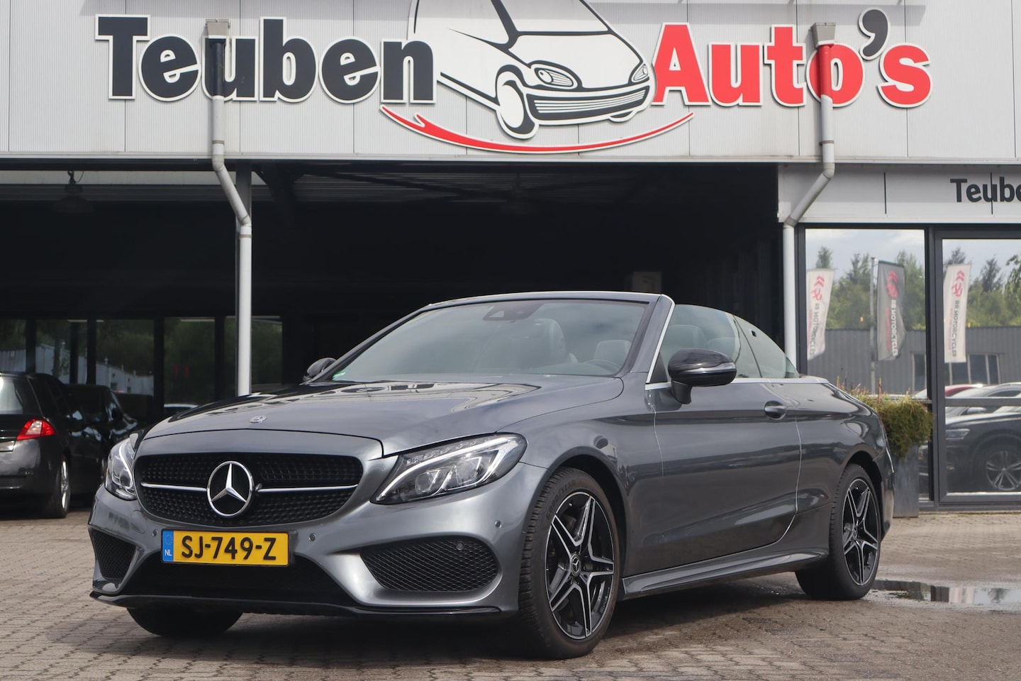 Mercedes-Benz C-klasse Cabrio - 180 Premium | Burmester audio | AMG line | Trekhaak - AutoWereld.nl