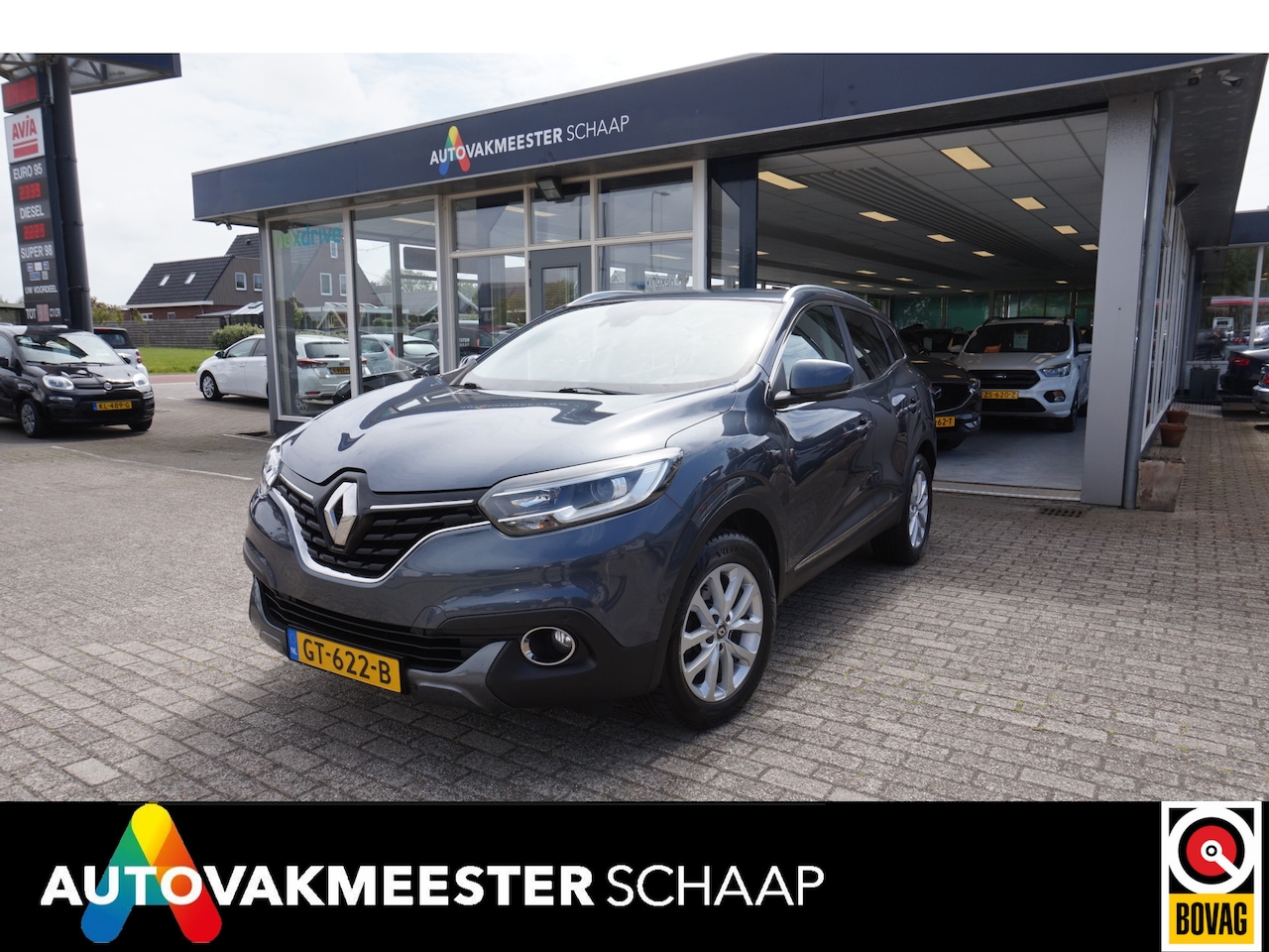 Renault Kadjar - 1.2 TCe Intens 1.2 TCe Intens , Trekhaak , Incl nw apk/beurt & 6 mnd bovag garantie - AutoWereld.nl