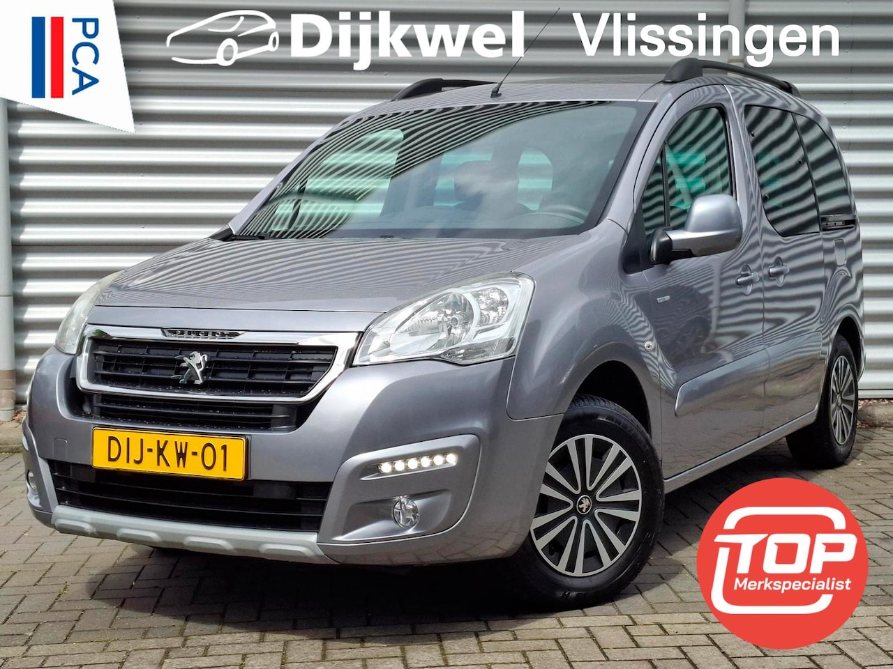 Peugeot Partner Tepee - MPV 110 Style Airco/Park/Trekhaak - AutoWereld.nl