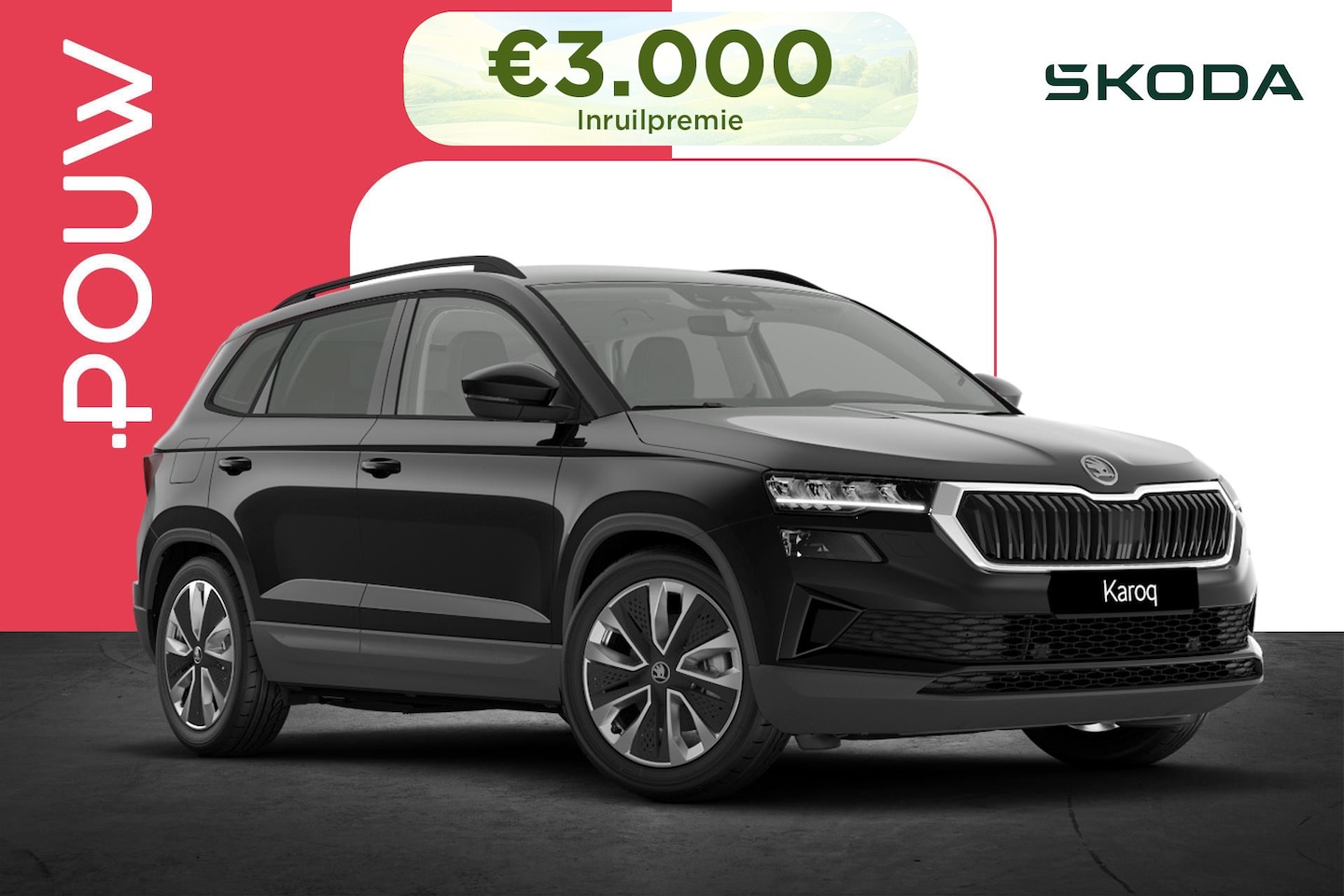 Skoda Karoq - 1.5 TSI 150pk ACT Business Edition Ultimate | 18" Velgen | Trekhaak Wegklapbaar - AutoWereld.nl