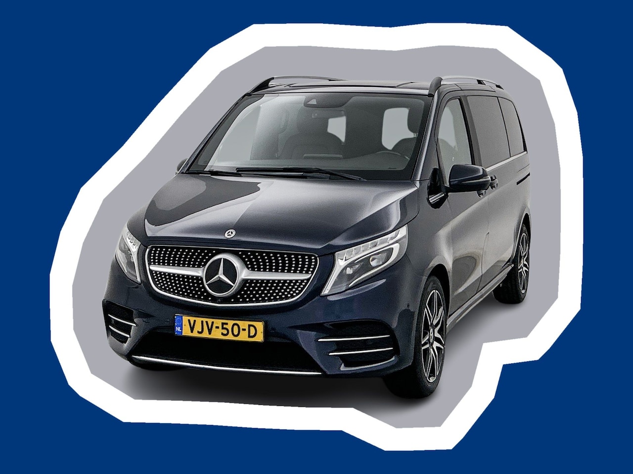 Mercedes-Benz V-klasse - 250d AMG Line Burmester Nappa leder Enkele cabine Stoelventilatie + verwarming Navigatie D - AutoWereld.nl