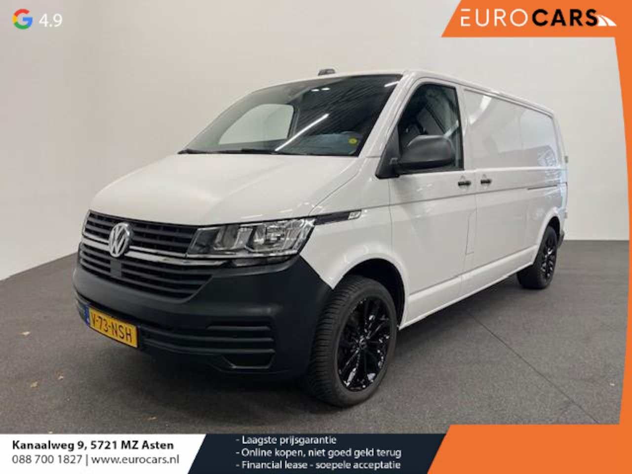 Volkswagen Transporter - 2.0 TDI L2H1 Trendline Airco Cruise Control 2x schuifdeur Trekhaak Parkeersensoren - AutoWereld.nl