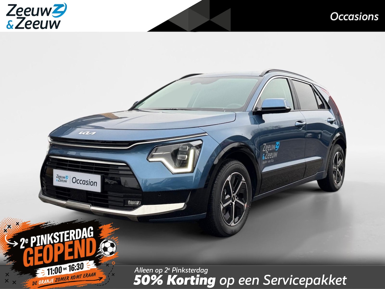 Kia Niro - 1.6 GDi Hybrid DynamicPlusLine | Schuifdak | Head up  | Elektrische achterklep | Stoel + s - AutoWereld.nl