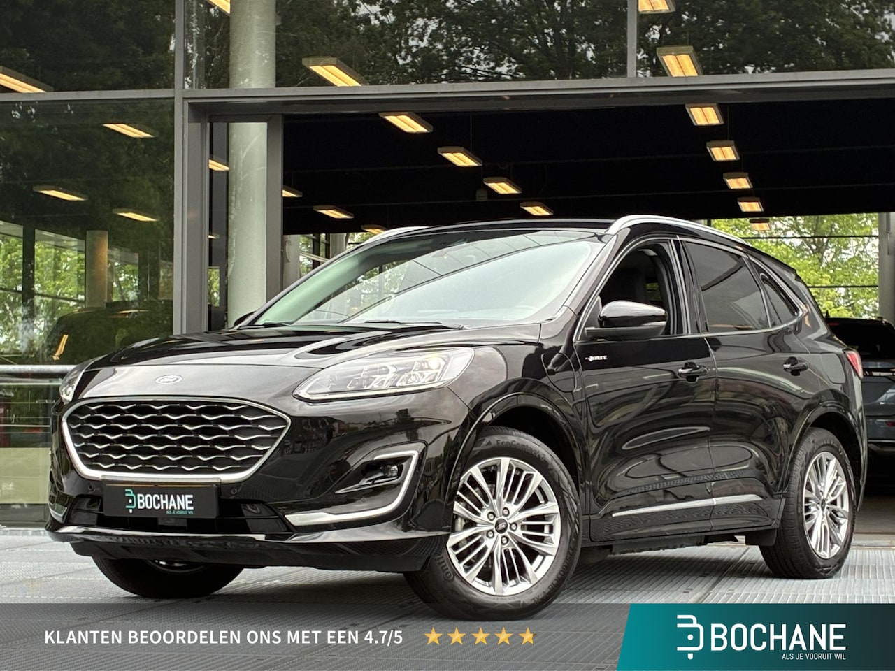 Ford Kuga - 2.5 PHEV Vignale Automaat 225PK | Full Map Navigatie | Leder | Achteruitrijcamera | Elek. - AutoWereld.nl
