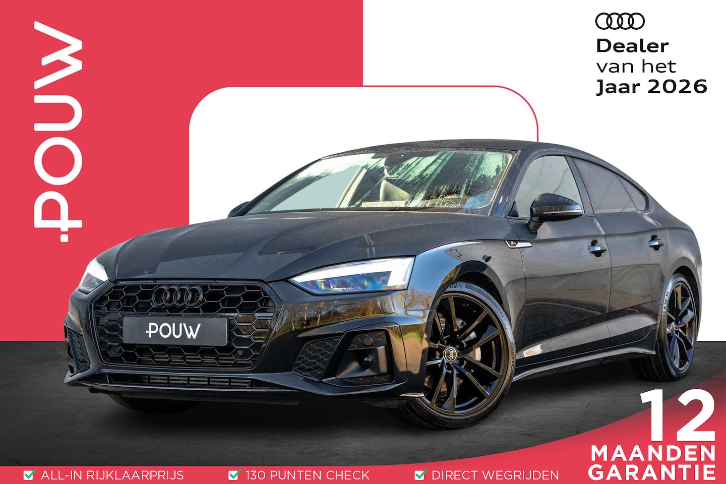 Audi A5 Sportback - 40 TFSI 204pk S edition | Elek. Stoelen | Adaptive Cruise | Camera | Matrix-LED - AutoWereld.nl