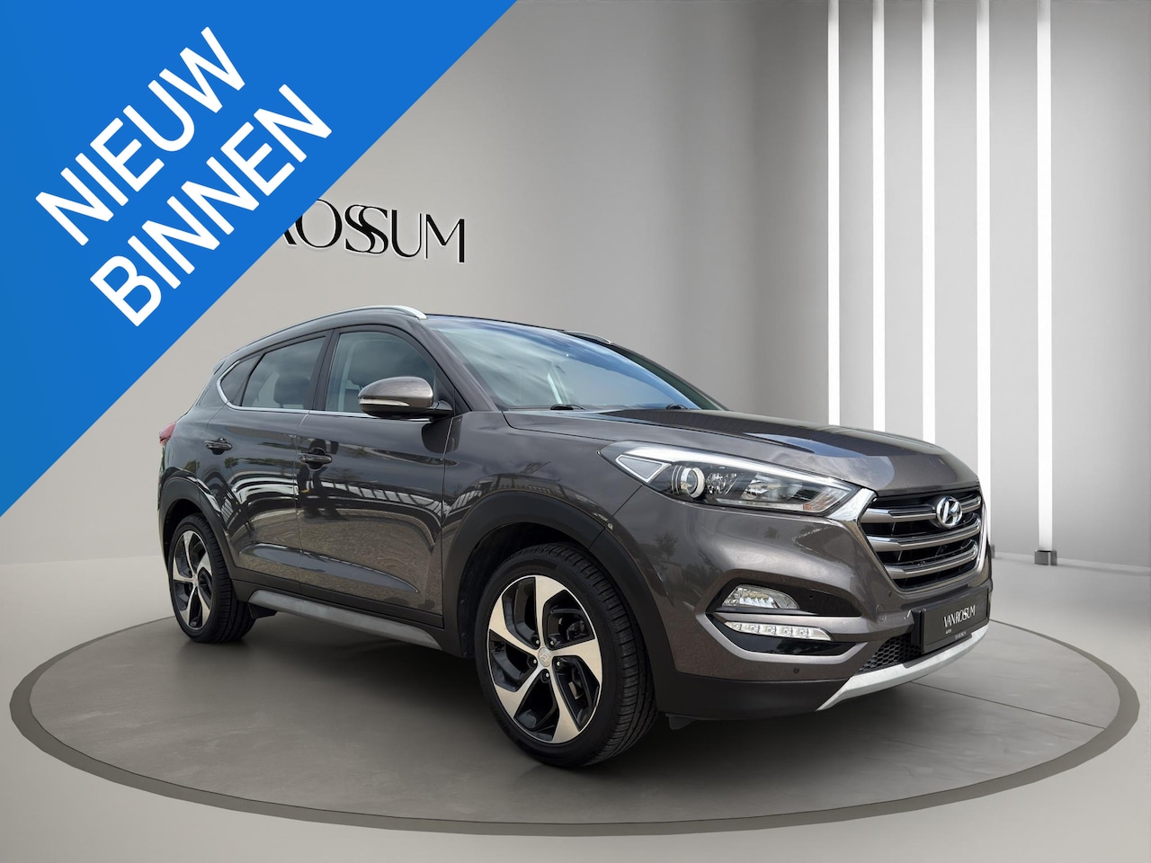 Hyundai Tucson - 1.6 T-GDI Premium 177PK 1900KG Trekken | Camera | Leder | Stoel & Bank verw, | 19"Velg | - AutoWereld.nl