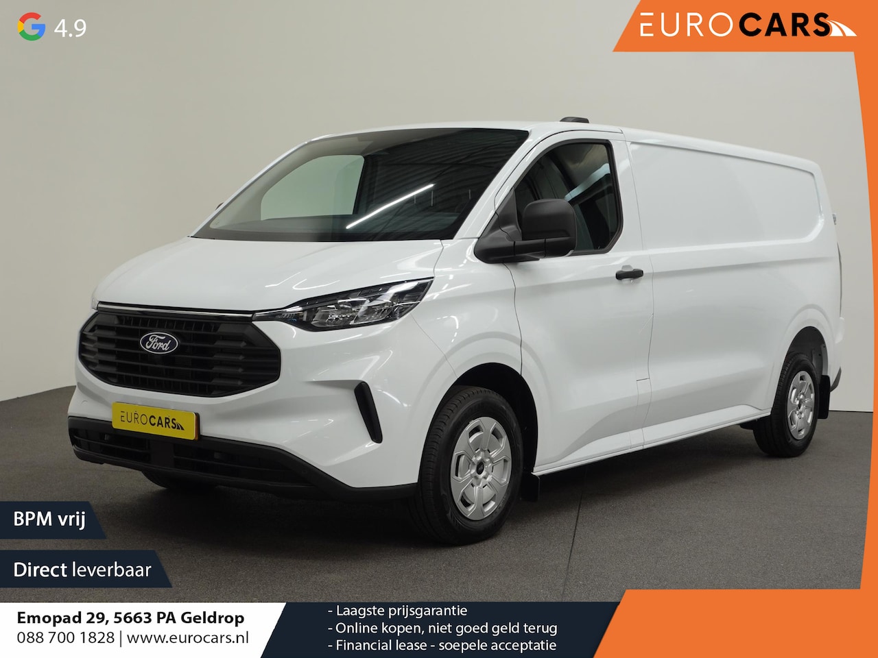 Ford Transit Custom - 300 2.0 TDCI L2H1 Trend Automaat Airco Cruise Navi PDC Camera Carplay - AutoWereld.nl