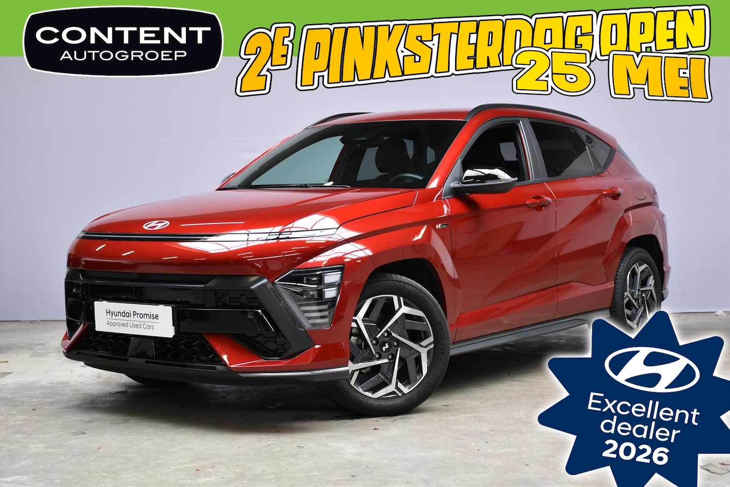 Hyundai Kona - 1.6i Hybrid N-Line |Automaat |33dkm |Uniek! - AutoWereld.nl