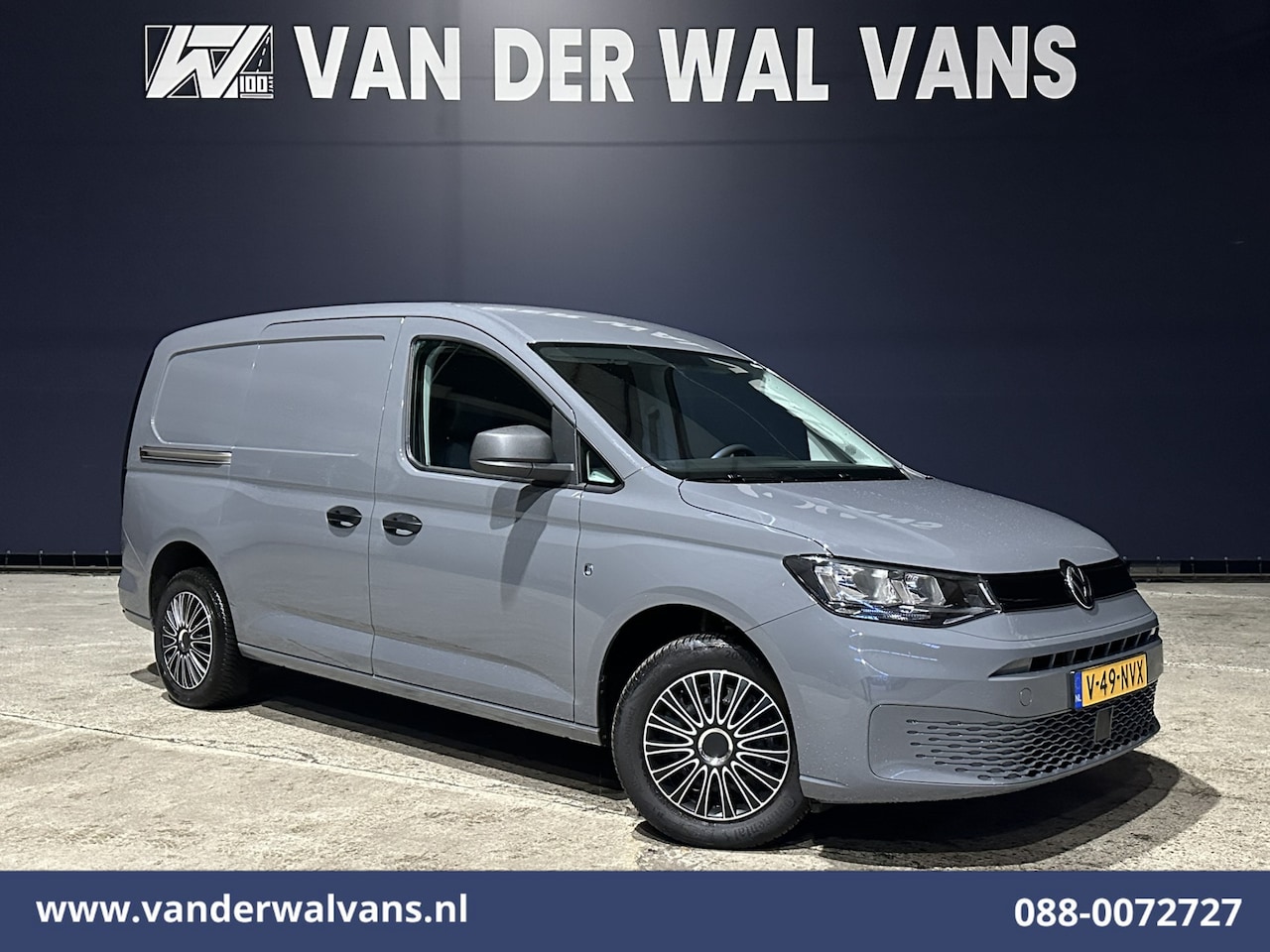 Volkswagen Caddy Cargo Maxi - 2.0 TDI 102pk L2H1 Euro6 Airco | Camera | Apple Carplay | Bumper in de kleur Android Auto, - AutoWereld.nl