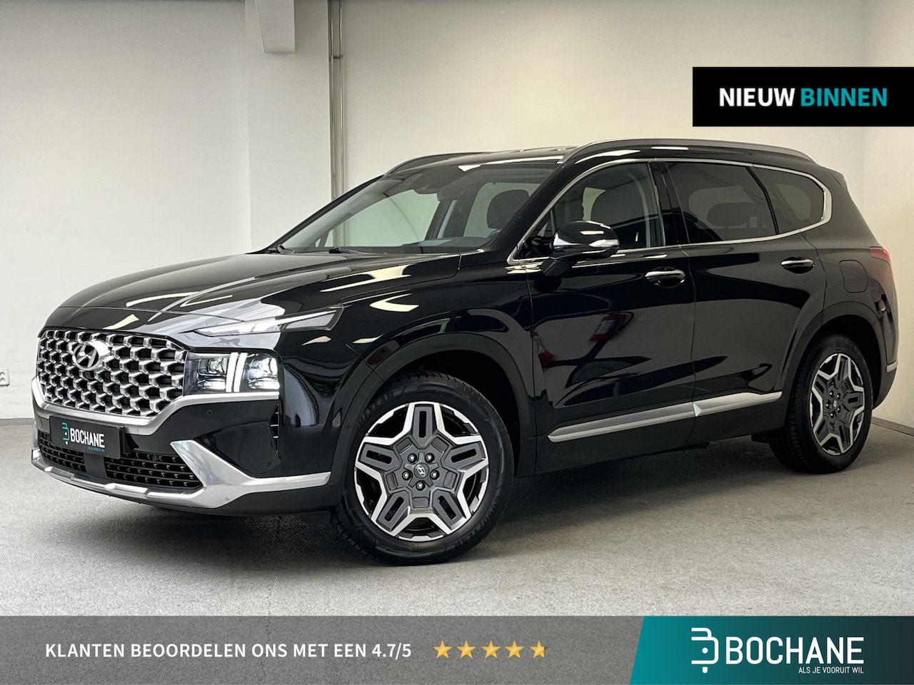 Hyundai Santa Fe - 1.6 T-GDI PHEV Premium 7p. | 97% SOH | 1e-EIG | 360 CAMERA | - AutoWereld.nl