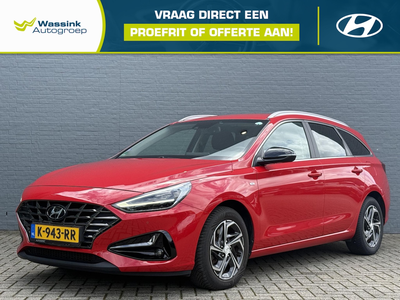 Hyundai i30 Wagon - 1.5 T-GDi MHEV Premium | All Season Banden | Afn. Trekhaak 1.410kg | Navigatie | Lederen B - AutoWereld.nl