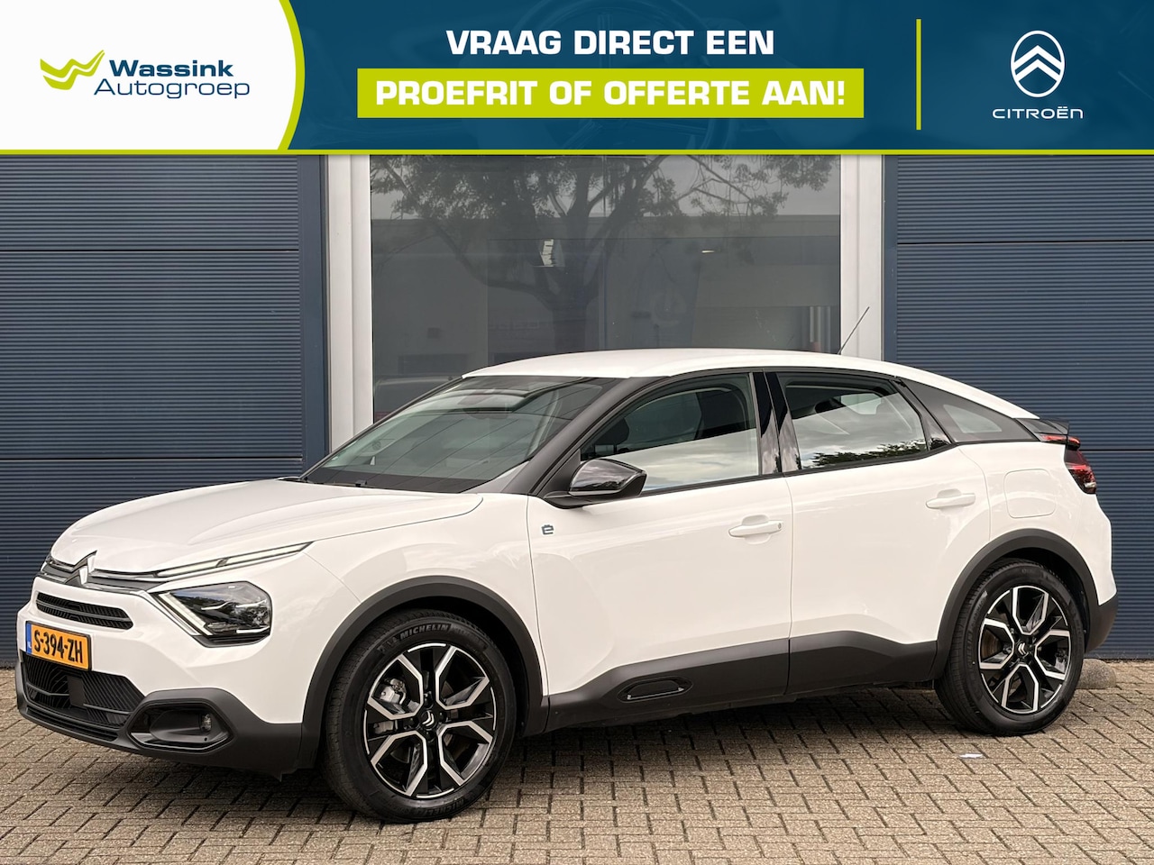Citroën Ë-C4 - Feel Pack 50 kWh | Parkeercamera | Climate Control | Navigatie | Apple Carplay & Android A - AutoWereld.nl