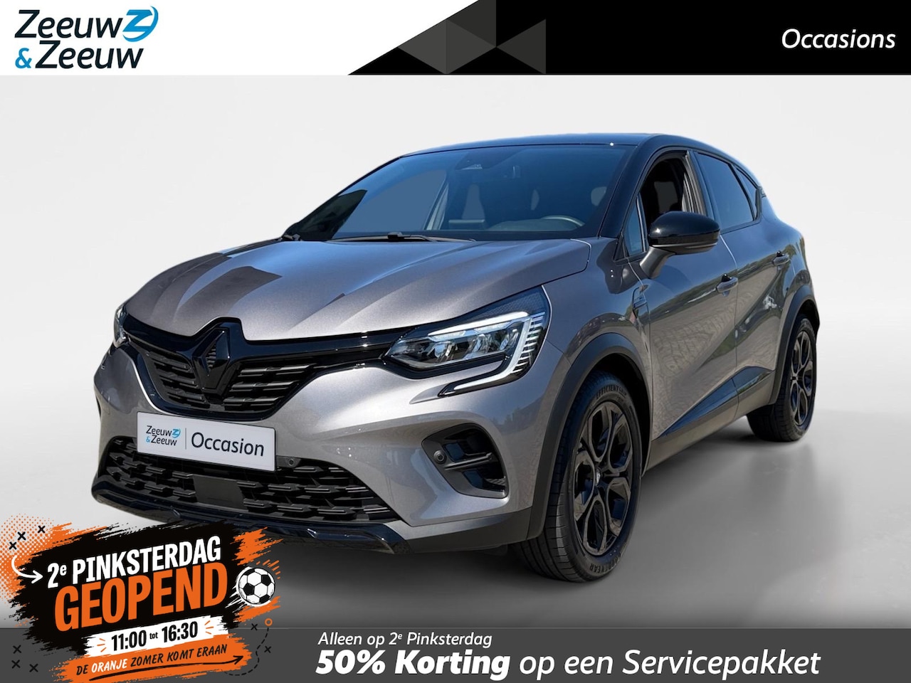 Renault Captur - 1.6 E-Tech Hybrid 145 Rive Gauche *Automaat*Navi+Camera*Climate*Parkeersensoren*Sportieve - AutoWereld.nl