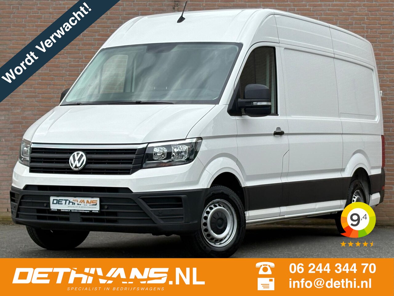 Volkswagen Crafter - 2.0TDI 140PK DSG L3H3 / Carplay / Airconditioning / Euro6 - AutoWereld.nl