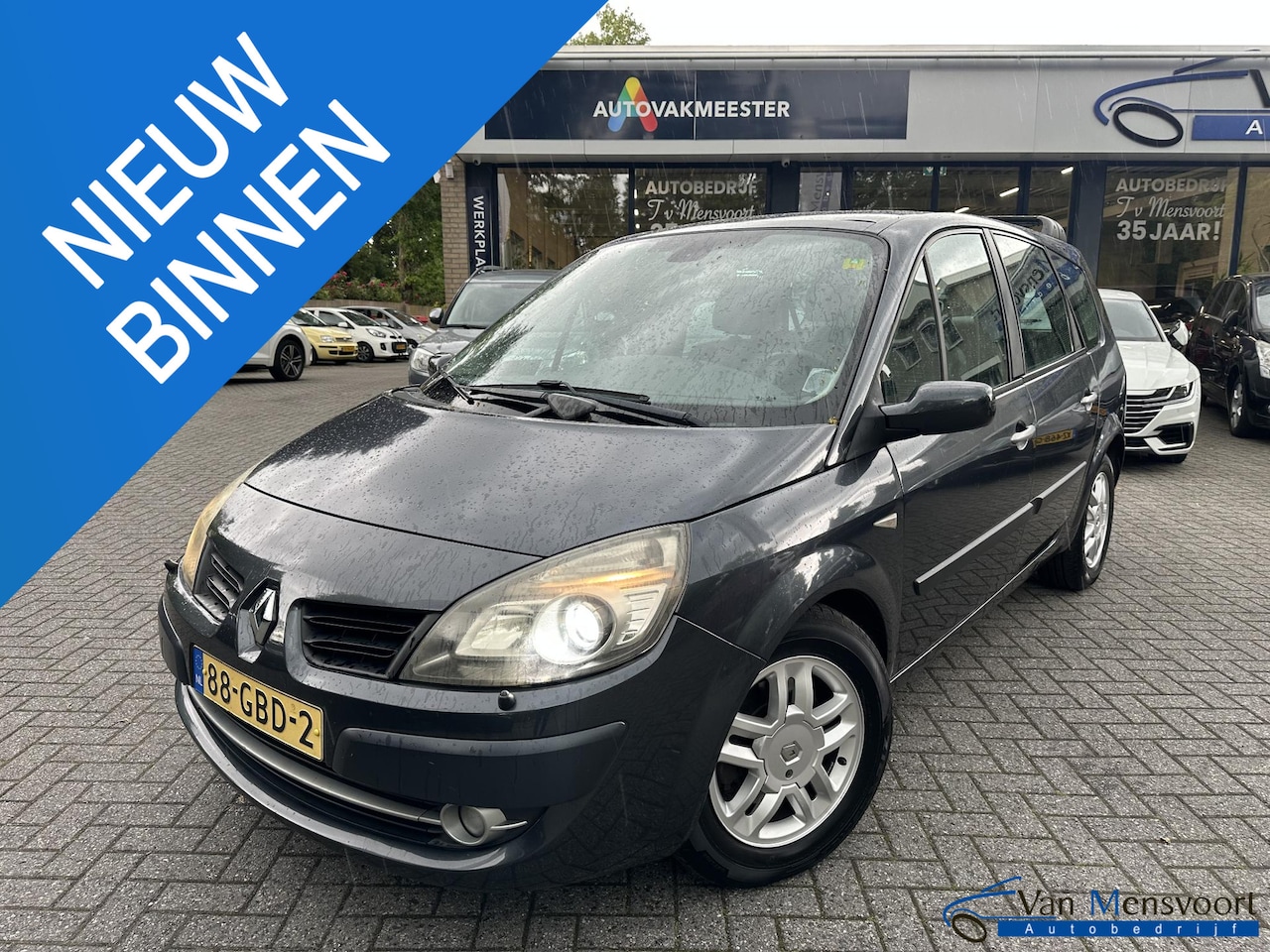 Renault Grand Scénic - 2.0 16V LPG-G3 Tech Line NweAPK!|TechnischTOP!Panorama|Xenon|Trekhaak - AutoWereld.nl