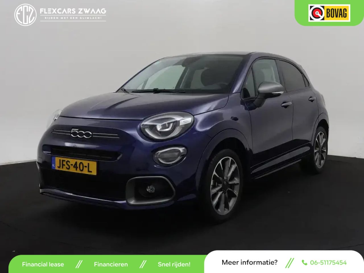 Fiat 500 X - 1.5 Hybrid Sport - Automaat - Navi - Camera - Climate - Parkeerhulp - AutoWereld.nl