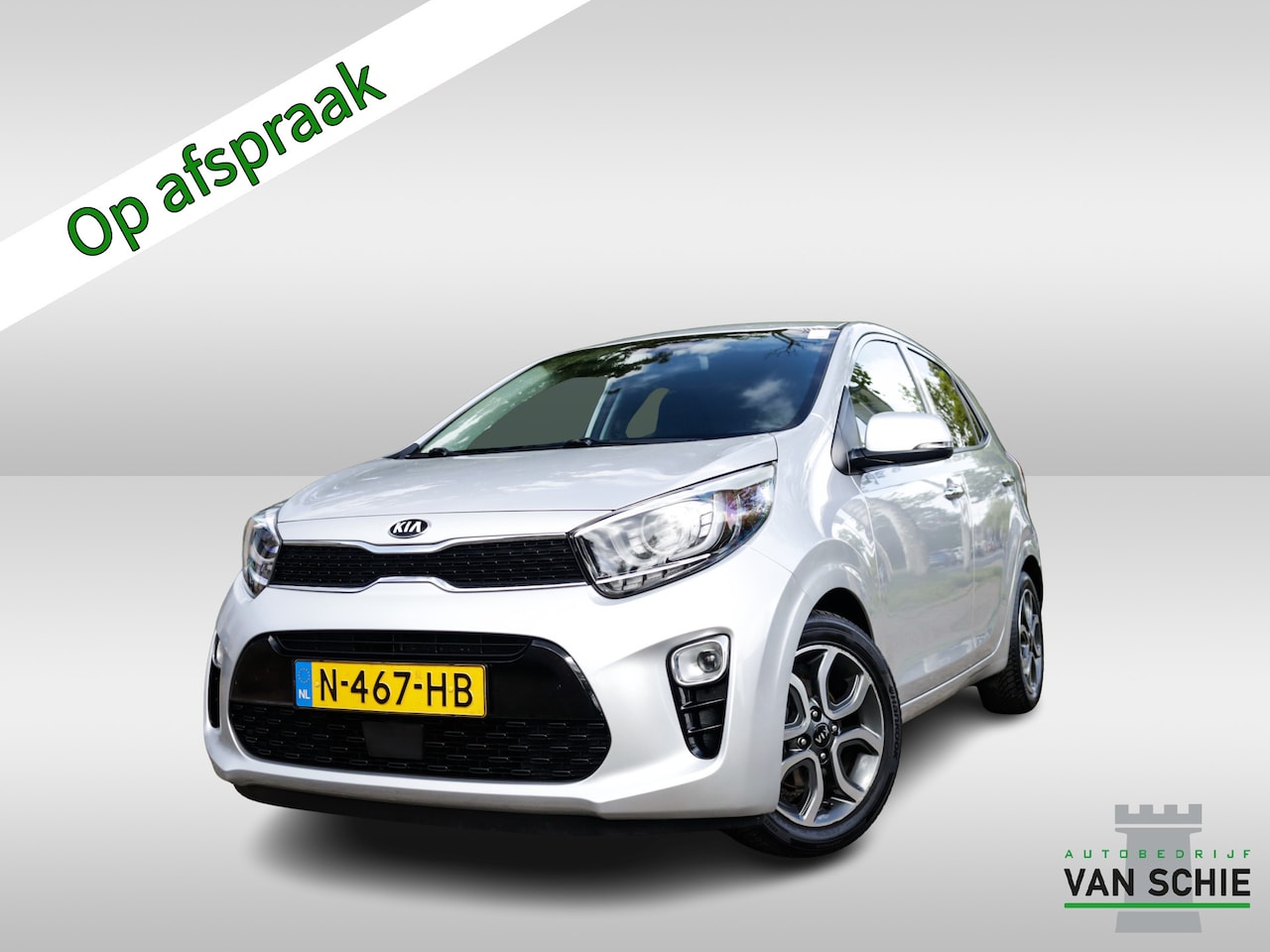Kia Picanto - 1.0 DPi DynamicPlusLine 5p 1e-Eig. & Dealer-Onderh. BOVAG-Garantie. NL-Auto. - AutoWereld.nl