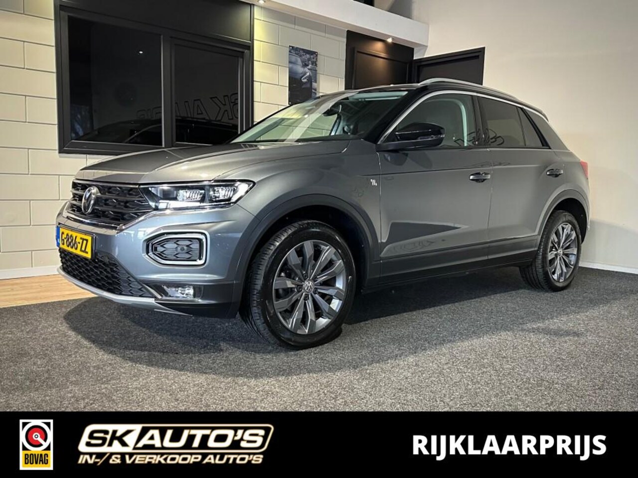 Volkswagen T-Roc - 1.0 TSI STYLE NAP l CLIMA l TWOTONE l LED l CARPLAY l LMV l BEATS SOUND l - AutoWereld.nl