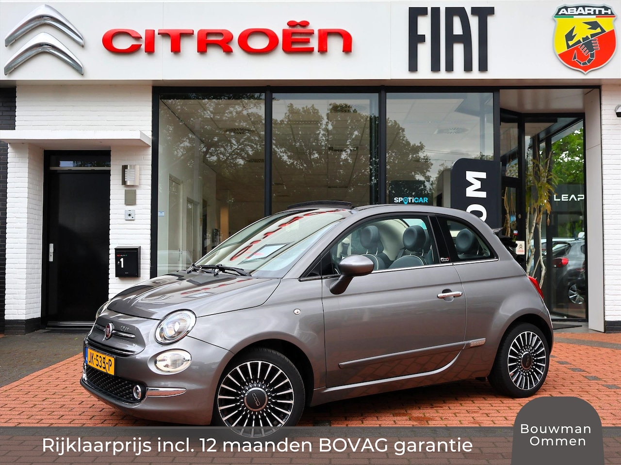 Fiat 500 C - Cabrio TwinAir Turbo 80PK Lounge, Rijklaarprijs | Navigatie | DAB+ | Lichtmetalen wielen | - AutoWereld.nl